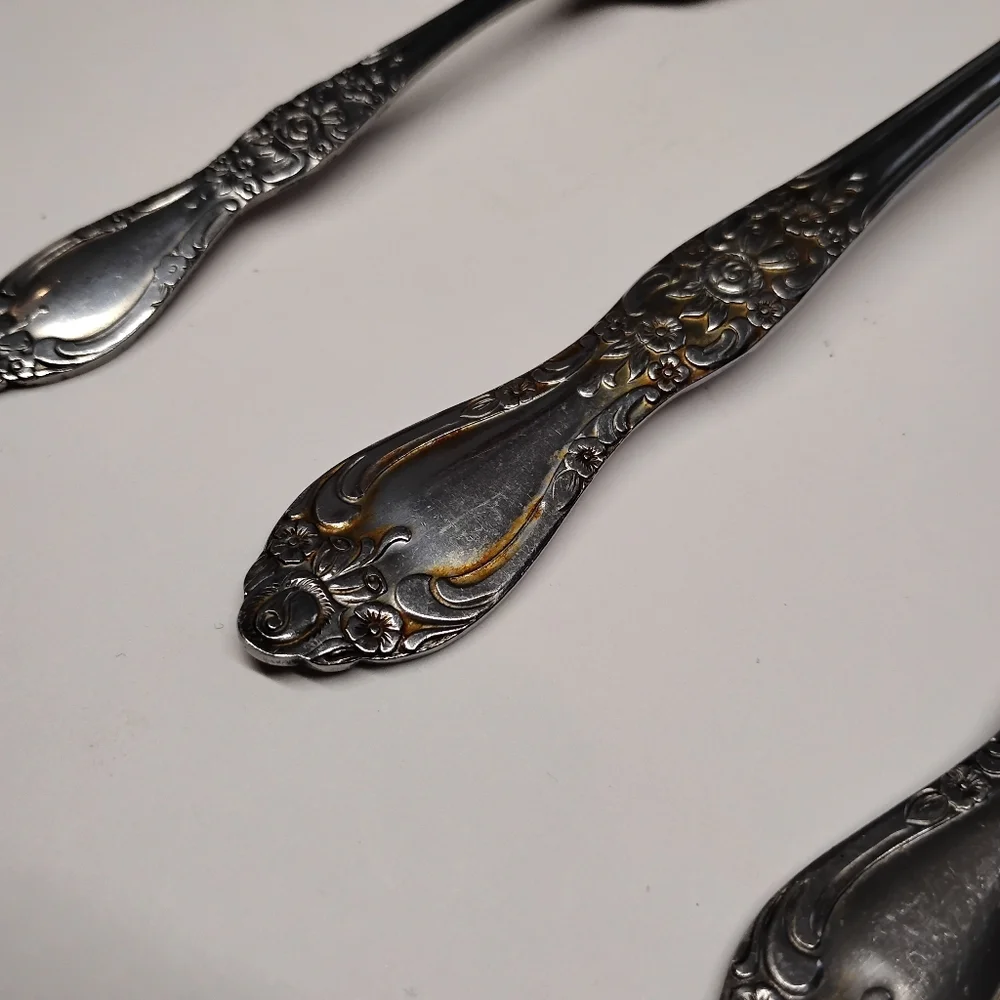 Northland Stainless Serving Fork &‎ Spoons Oneida Carolina Pattern Japan
